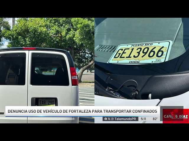 ⁣Denuncian que utilizan vehículo oficial para transportar confinados a Fortaleza