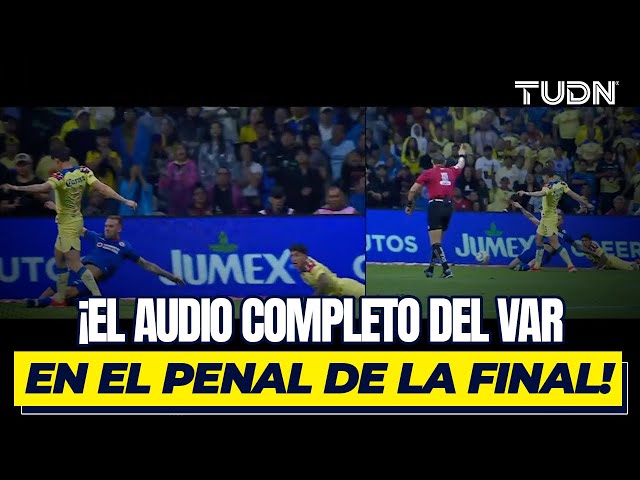 ⁣¡Listos los audios del VAR! ¡Así llegaron a la conclusión de que era penal para el AMÉRICA! | TUDN