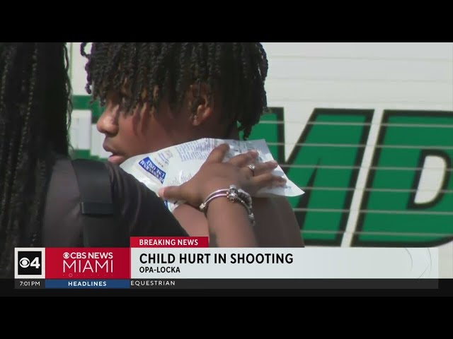 ⁣Child injured in Opa-locka shooting