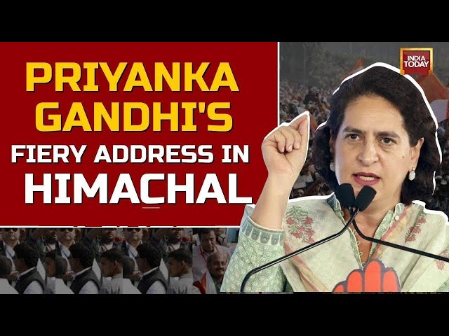 ⁣INDIA TODAY LIVE: Priyanka Gandhi's Fiery Speech In Himachal Pradesh | Lok Sabha Elections 2024