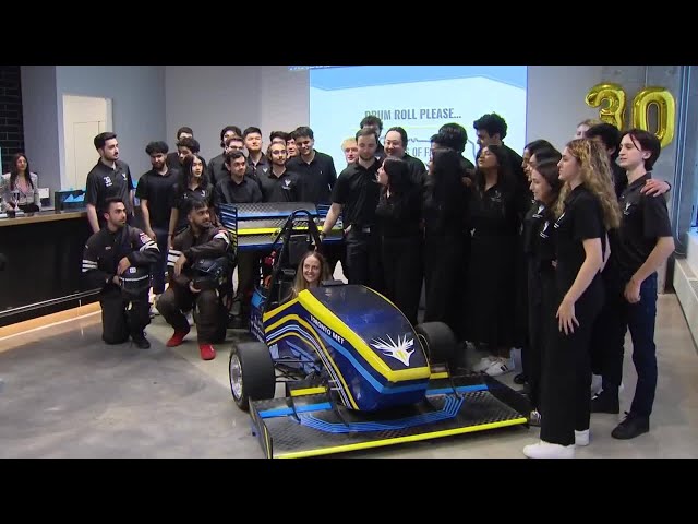 ⁣TMU students construct formula racing car