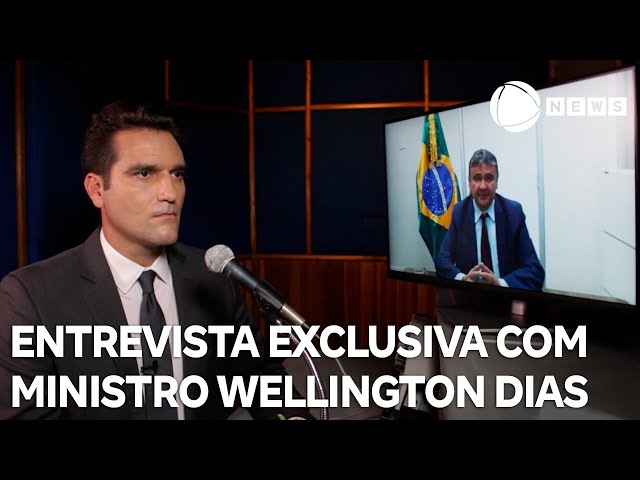 ⁣Ministro Wellington Dias fala sobre combate à fome, reunião do G20 e RS em entrevista exclusiva