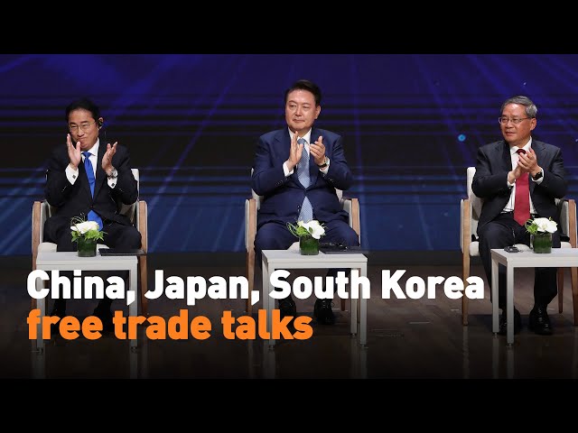 ⁣China, Japan, South Korea free trade talks