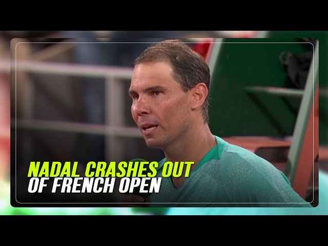⁣Nadal knocked out in possible last French Open