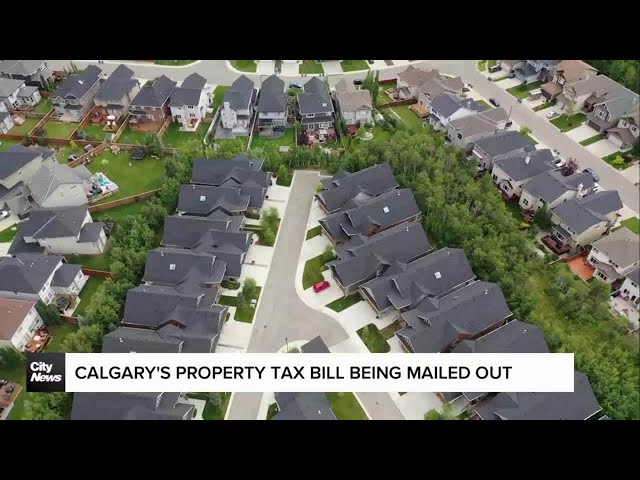 ⁣Calgary's property tax bill being mailed out