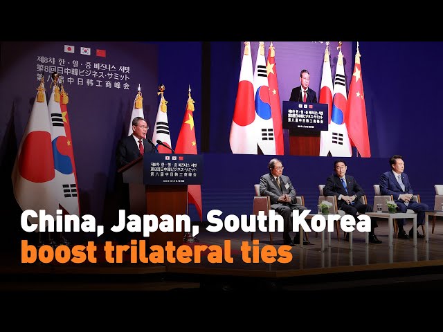 ⁣China, Japan, South Korea boost trilateral ties