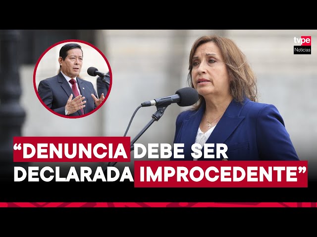 ⁣Ministro de Justicia se pronuncia tras denuncia constitucional contra la presidenta Boluarte