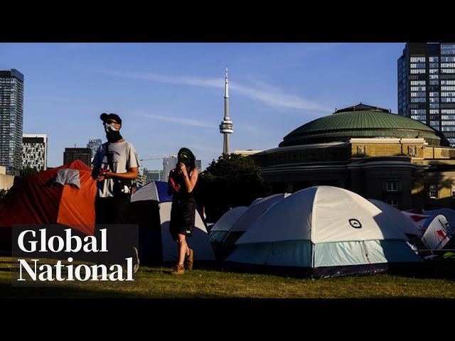 ⁣Global National: May 27, 2024 | U of T seeks legal action against protest encampment