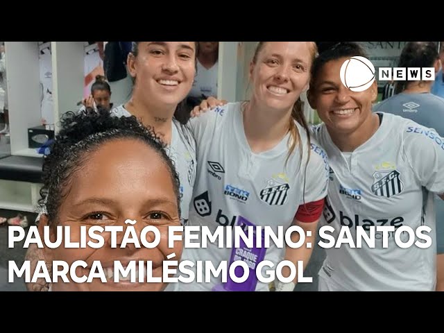 ⁣Paulistão Feminino 2024: Erikinha faz o milésimo gol do Santos no campeonato