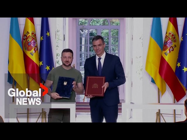 ⁣Spain pledges 1 billion euros' worth of military equipment to Ukraine