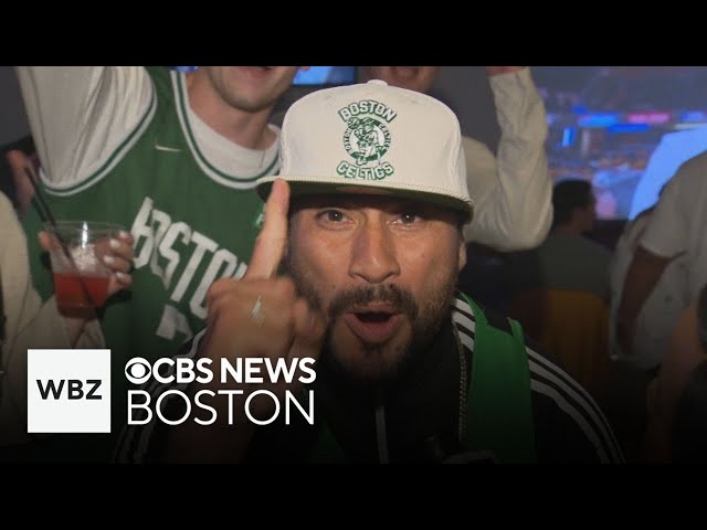 ⁣Celtics advance to NBA Finals, fans celebrate in Boston