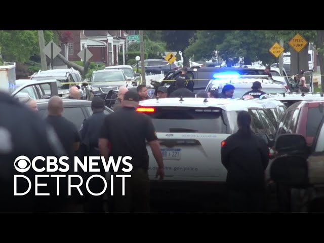 ⁣Detroit police investigate deadly shooting that left 2 dead, including armed man