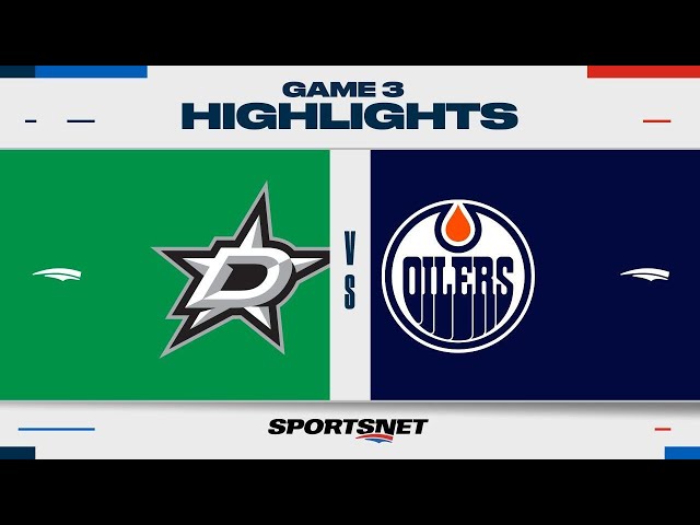 ⁣NHL Game 3 Highlights | Stars vs. Oilers - May 27, 2024