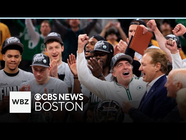 ⁣Celtics owners Wyc Grousbeck, Steve Pagliuca react to team returning to NBA Finals