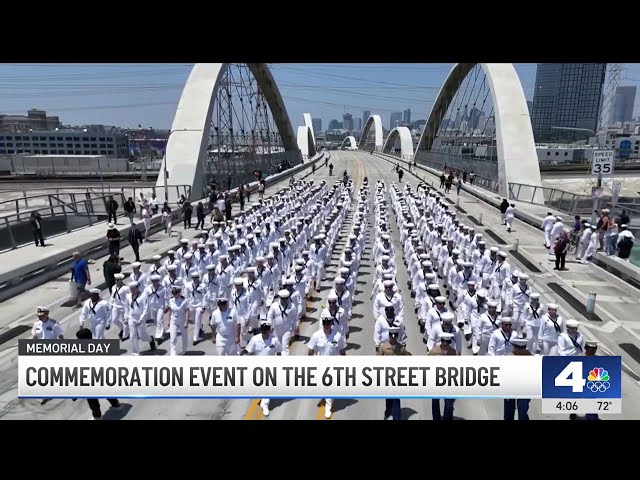 ⁣Commemoration event on the 6th Street Bridge