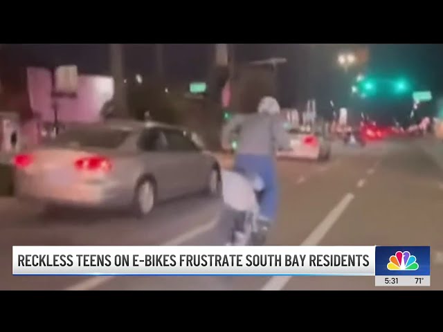 ⁣Reckless teens on e-bikes frustrate South Bay residents