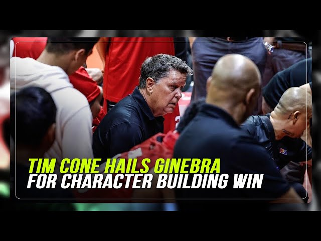 ⁣Tim Cone hails Ginebra for battling through negativity and semis adversity