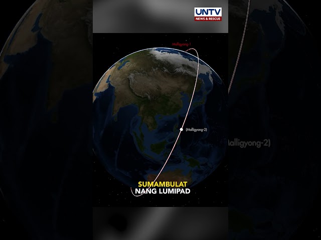 ⁣North Korean rocket na may lulang spy satellite, sumabog
