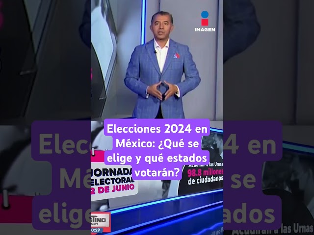 ⁣Elecciones 2024 en México: ¿Qué se elige y qué estados votarán? | Shorts