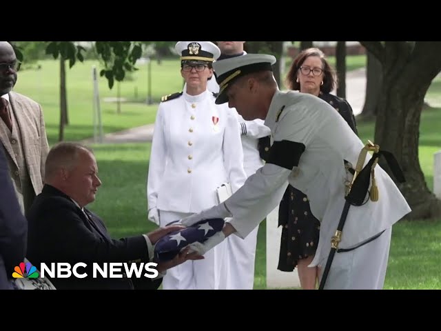 ⁣Family gives final salute to Pearl Harbor hero thanks to DNA technology