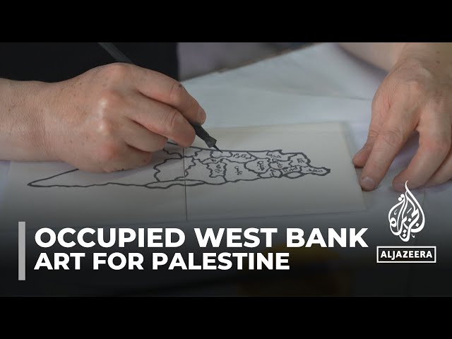 ⁣One man's passion for Palestine expressed through art