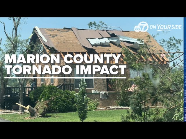 ⁣Marion Co. family loses millions in tornado damage, one thrown out of home during storm