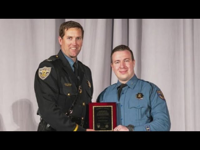 ⁣Colorado trooper injured on-duty earns agency's 'Purple Heart' award