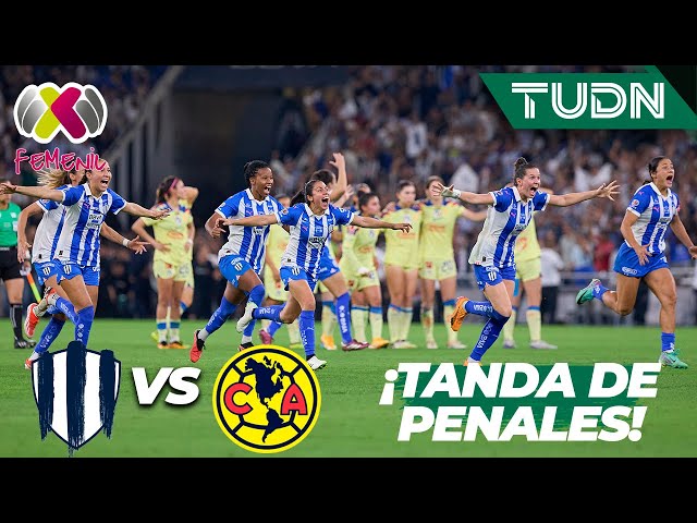 ⁣¡TANDA DE PENALES COMPLETA! | Rayadas 2-1 América | Liga Mx Femenil - CL2024 Final | TUDN