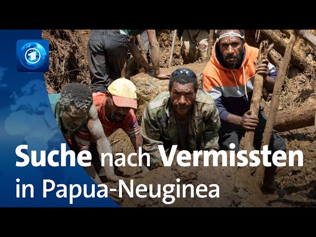⁣Nach Erdrutsch in Papua-Neuguinea: Suche nach Vermissten geht weiter