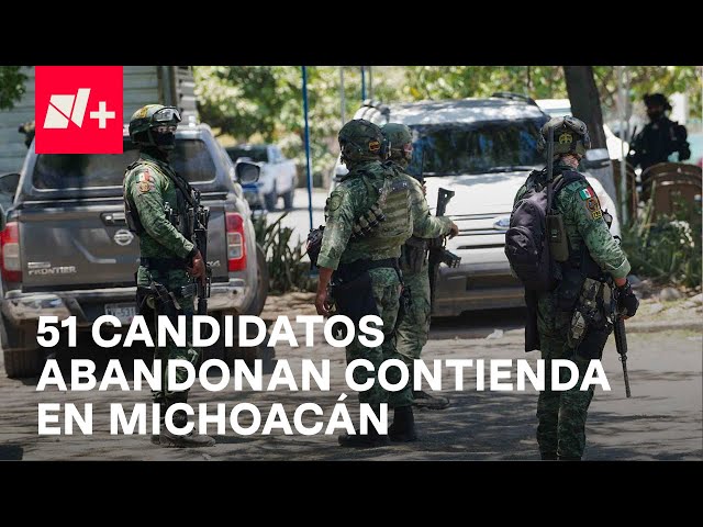 ⁣Violencia en Michoacán deja planillas desiertas, candidatos abandonan contienda electoral