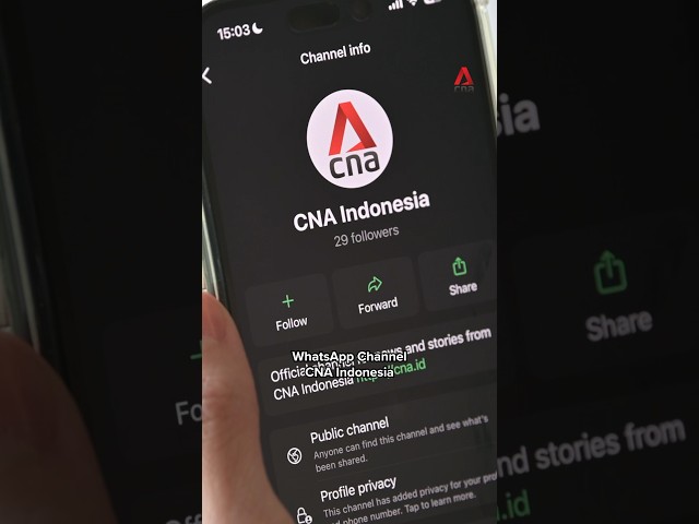 ⁣Ayo bergabung dengan WhatsApp Channel CNA Indonesia