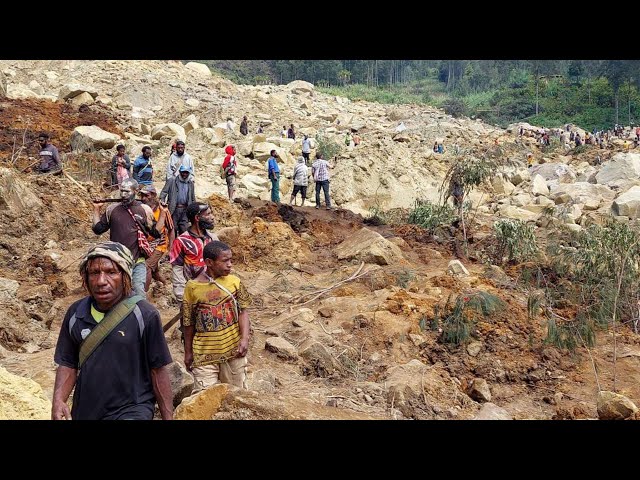 ⁣Glissement de terrain : au moins 2 000 personnes ensevelies en Papouasie-Nouvelle-Guinée