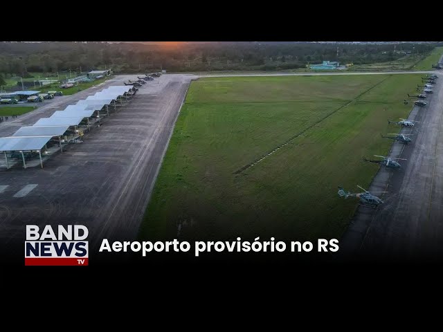 ⁣Base aérea de Canoas tem movimentação intensa | BandNews TV