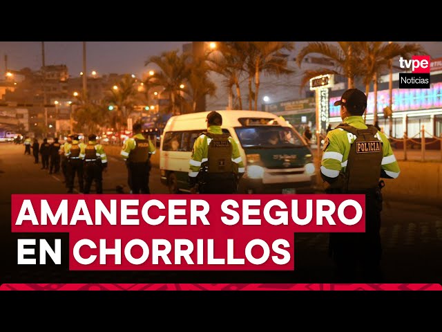 ⁣Amanecer Seguro: Policía desarticula 3 bandas criminales y detiene a 30 personas en Chorrillos