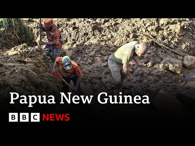 ⁣Papua New Guinea landslide threatens thousands more as hopes for survivors fade | BBC News