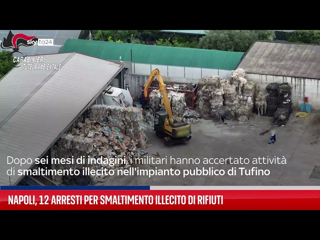 ⁣Smaltimento di rifiuti illeciti in Campania, 12 arresti