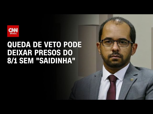⁣Queda de veto pode deixar presos do 8/1 sem "saidinha" | CNN NOVO DIA