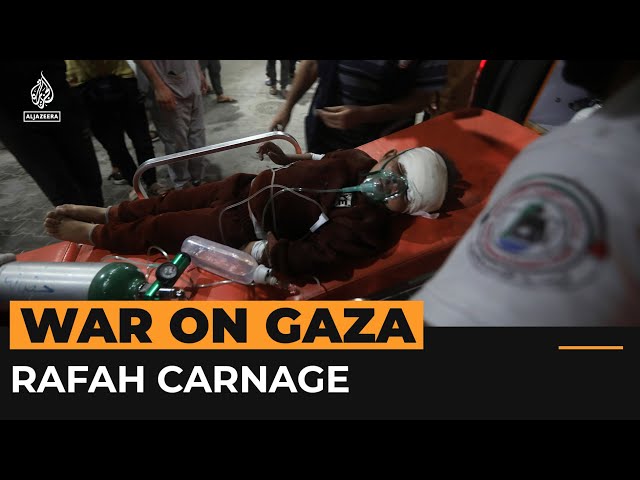 Rafah's main hospital shuts as Israel attacks again | Al Jazeera Newsfeed