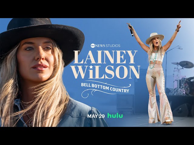 ⁣"Lainey Wilson: Bell Bottom Country” begins streaming on Hulu May 29