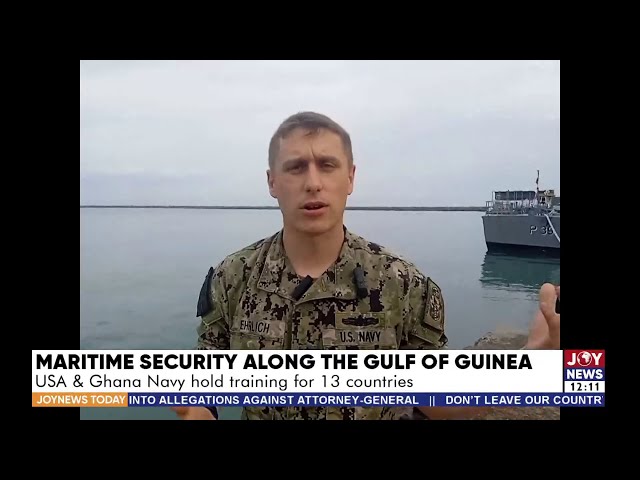 ⁣Maritime Security Along The Gulf of Guinea: US-Ghana Navy holds training for 13 countries