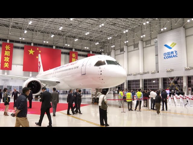 ⁣China Eastern Airlines receives 6th C919 jetliner on first anniversary of its commercial operation