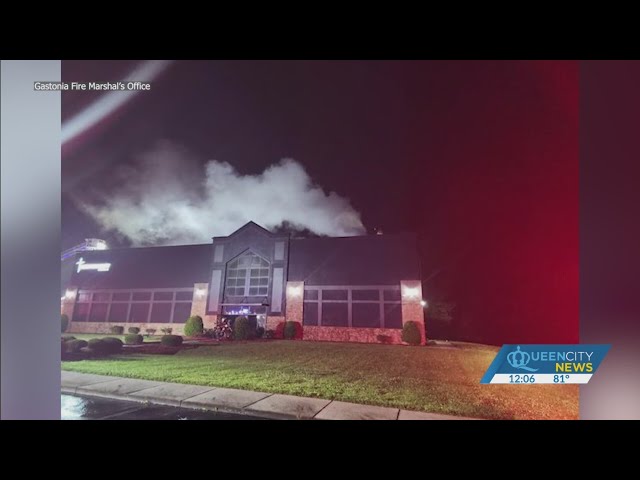 ⁣Fire at Gastonia church under investigation