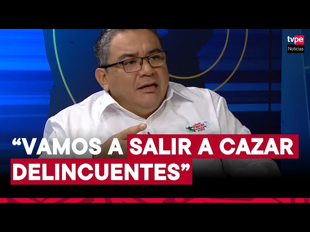 Ministro del Interior: "Vamos a salir a cazar a los delincuentes, es un clamor ciudadano"