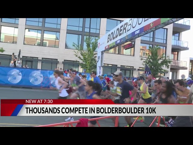 ⁣Thousands race in BOLDERBoulder 10K