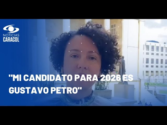 ⁣Isabel Zuleta dice que propuesta de reelegir a Petro salió "de la ciudadanía"