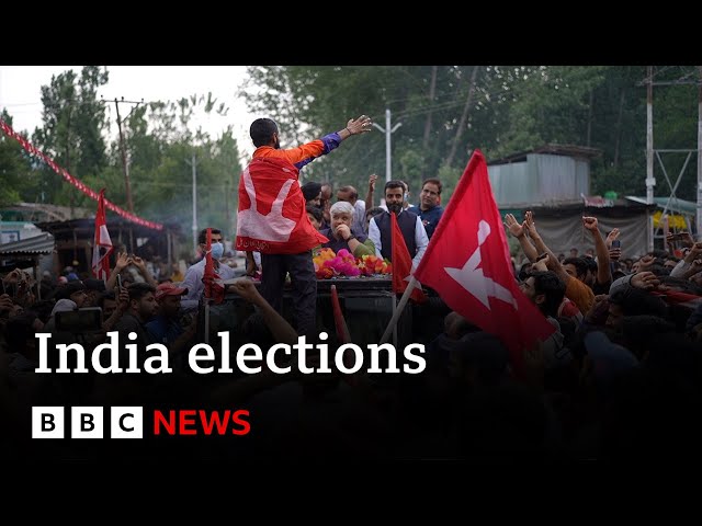 ⁣India elections: Kashmir votes in protest | BBC News