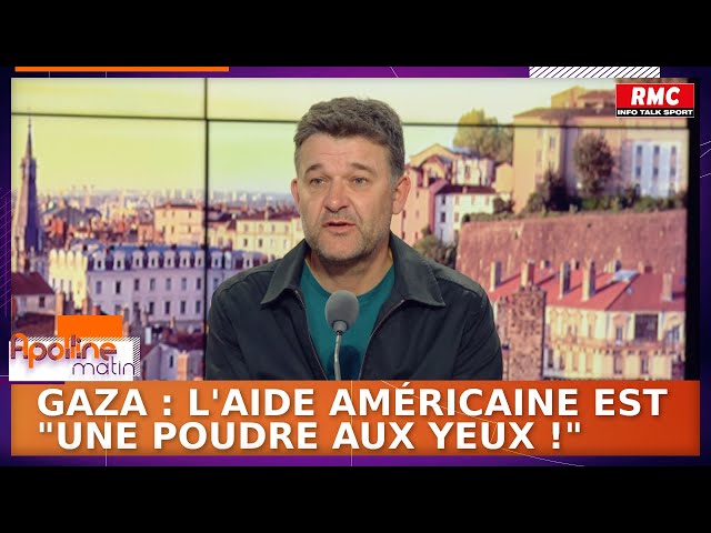 ⁣Gaza : "Les Américains proposent de l'aide et en même temps ils donnent des armes" à 