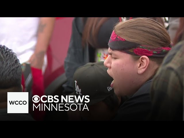 ⁣Ojibwe song played outside Minnesota graduation after school board removed it from ceremony