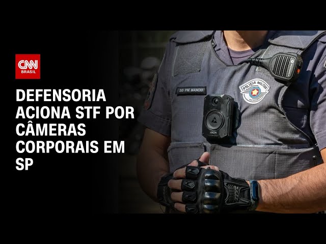 Defensoria aciona STF por câmeras corporais em SP | BRASIL MEIO-DIA