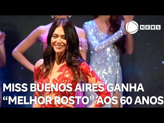 ⁣Miss Argentina 2024: modelo de 60 anos fica no Top 15 e ganha como "melhor rosto"